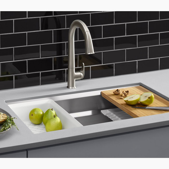 Kohler Prolific® 29" L x 17.75" W x 10.97" D Kitchen Sink with